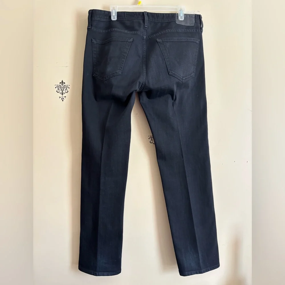 AG jeans Adriano Goldschmied The Matchbox Slim Straight Black Jeans men’s 36